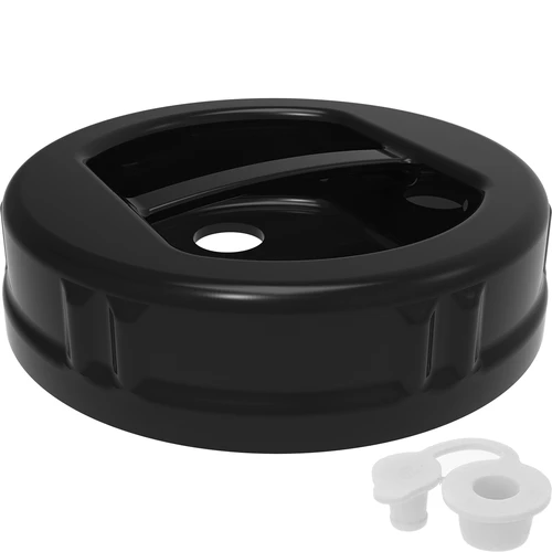 Neplīstoša 5L burka ar krāniņu un divpusēju koka statīvu - 9