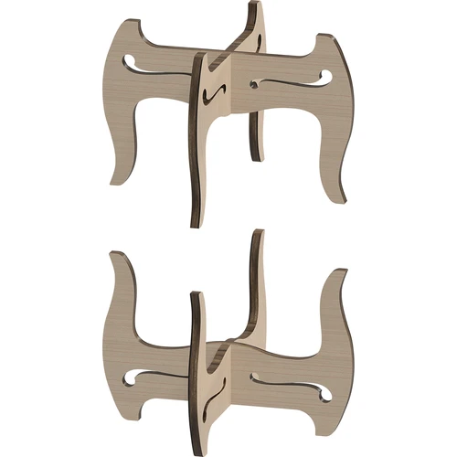 Neplīstoša 5L burka ar krāniņu un divpusēju koka statīvu - 7