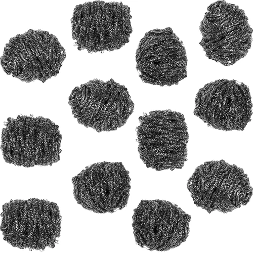 Nerūsējošā tērauda drāšu sūklīši - 12 gab. - 2