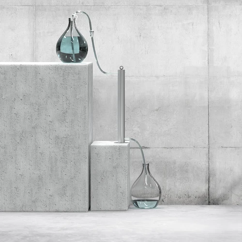 Nerūsējošā tērauda filtrēšanas kolonna, piekarināma, komplektā piederumi un aktīvā ogle - 9