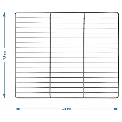 Nerūsējošā tērauda režģis koka/fanera kūpinātavai dragON 330339, 330341, 330340, 330360 - 4