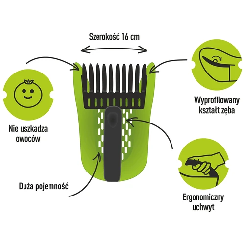 Ogu lasītājs, zaļš, no plastmasas - 7