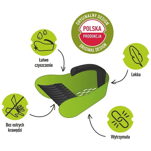 Ogu lasītājs, zaļš, no plastmasas - 8