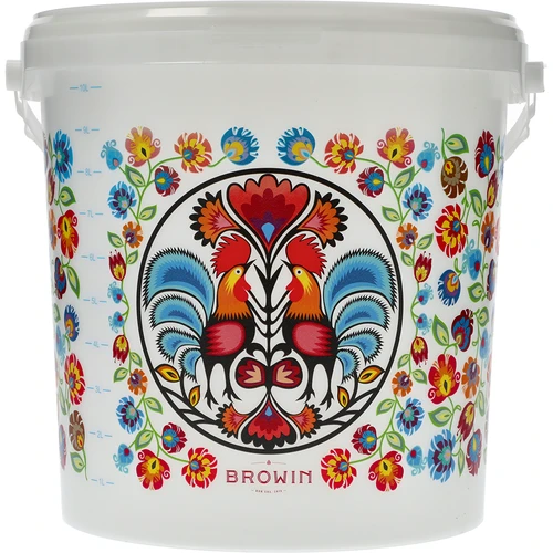 Pārtikas spainis GWIOZDA - ar vāku, 10 L - 2