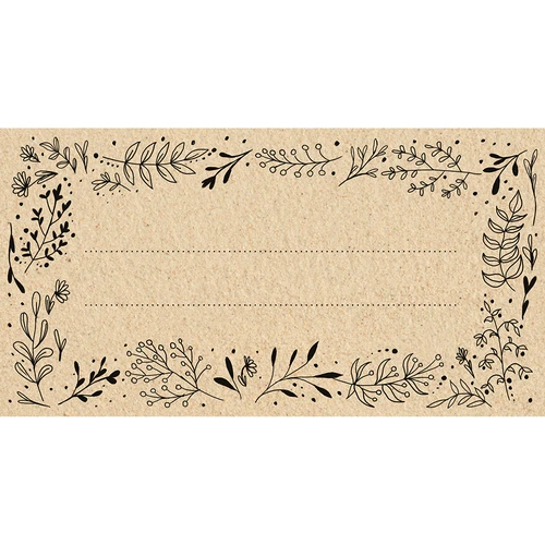 Pašlīmējošas eko etiķetes 85/45 mm - 20 gab.