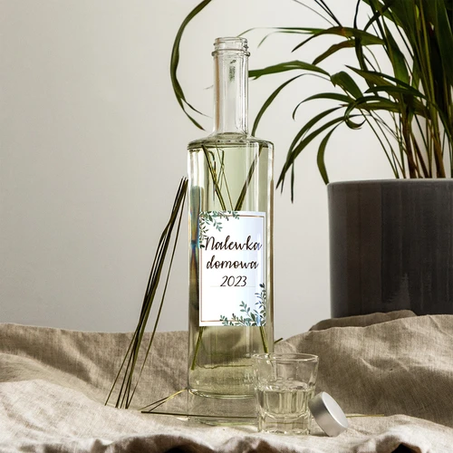 Pašlīmējošas etiķetes 60 x 90 mm pudelēm, burkām, dāvanām, floristisks motīvs - 20 gab. - 7