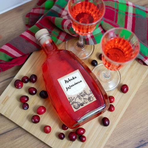 Pašlīmējošas etiķetes 60 x 90 mm pudelēm un burkām, augļu skice - 20 gab. - 6