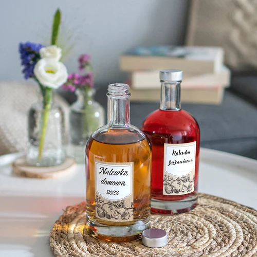 Pašlīmējošas etiķetes 60 x 90 mm pudelēm un burkām, augļu skice - 20 gab. - 7