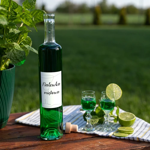 Pašlīmējošas etiķetes 60 x 90 mm pudelēm, uzlējumiem, alkoholam, degvīnam - 20 gab. - 6