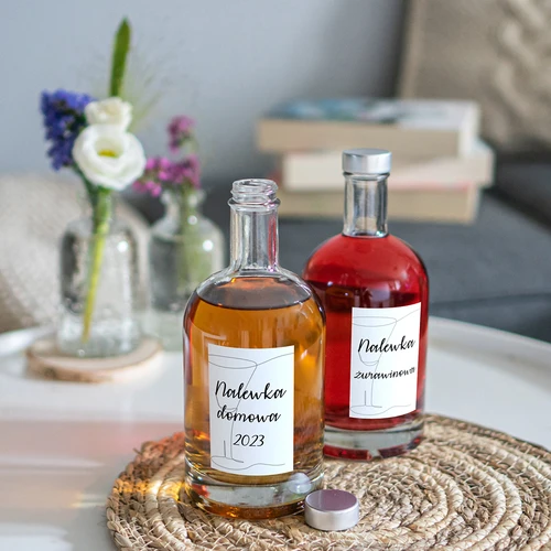 Pašlīmējošas etiķetes 60 x 90 mm pudelēm, uzlējumiem, alkoholam, degvīnam - 20 gab. - 7