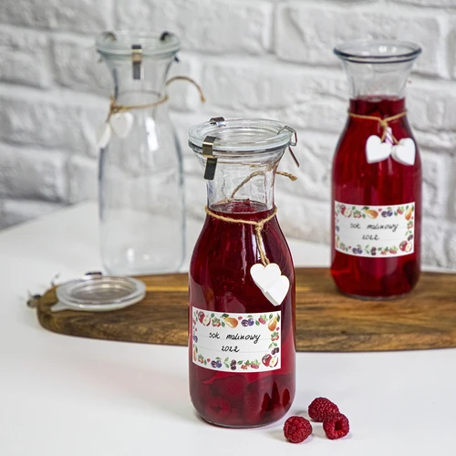 Pašlīmējošas etiķetes ar augļu motīvu 85/45 mm - 20 gab. - 6