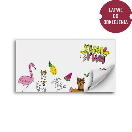 Pašlīmējošas etiķetes, bērnu motīvs, 85/45 mm - 20 gab. - 2