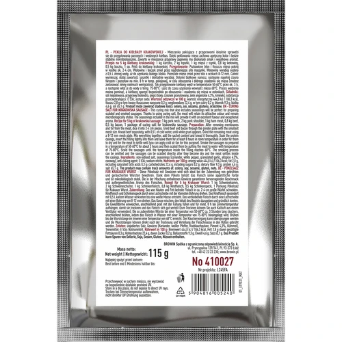 Peklēšanas sāls Pekla krakovas desai - 115 g - 2