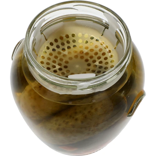 Piespiedējs - siets konservējumiem, skābējumiem un etiķim - burkām fi 82 - 6