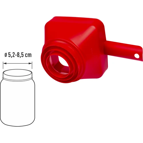 Plastmasas piltuve Kwadratura Koła, Ø 52–85 mm - 3
