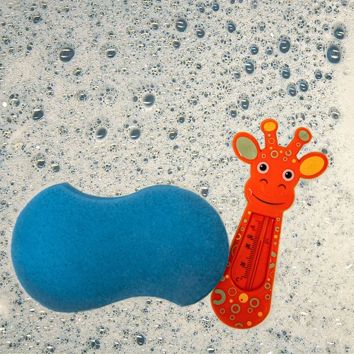 Plastmasas vannas termometrs (+15°C līdz +45°C) 16 cm, asorti - 8