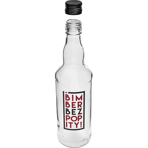 Pudele 500 ml ar skrūvējamu vāciņu un divkrāsu apdruku Kandža bez uzdzeriena - 4 gab. - 4