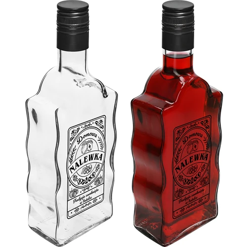 Klasztorna pudele 500 ml ar skrūvējamu korķi, apdruka „Nalewka”, 1 gab. - 3