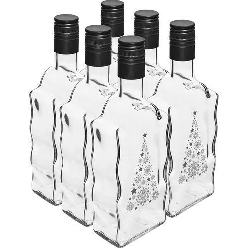 Klasztorna pudele 500 ml ar skrūvējamu vāciņu, apdruka „Eglīte”, 1 gab. - 4