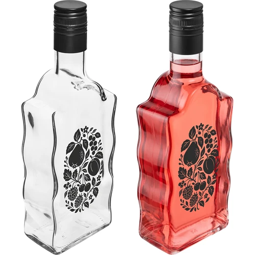 Pudele Klasztorna 500 ml ar skrūvējamo korķi un apdruku „Augļi”, 1. dizains - 4