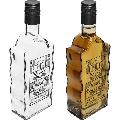 Pudele Klasztorna 500 ml, ar skrūvējamu vāciņu un apdruku Bimber - 4