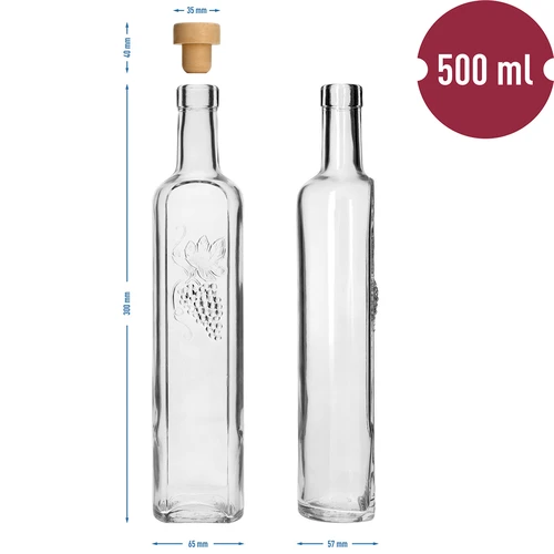 Pudele NieWINNA 500 ml ar korķi - 2