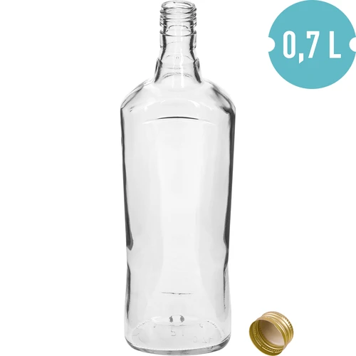 Pudele „Safīra” 700 ml ar skrūvējamu vāciņu, 1 gab. - 3