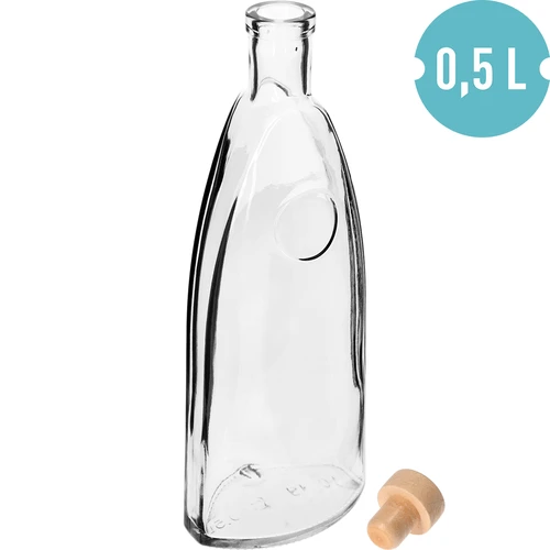 Pudele „Vecpilsētas” ar sēnes tipa korķi, 500 ml, 1 gab. - 2