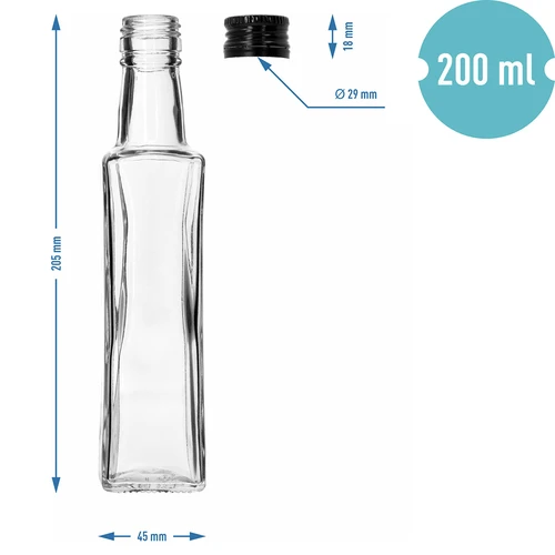 Pudele Olimp 200 ml ar skrūvējamu vāciņu, 1 gab. - 8