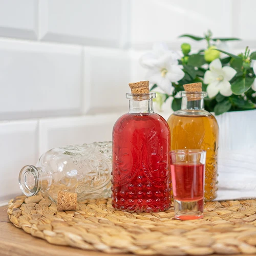 Pudelīšu komplekts ar korķiem, 240 ml - 4 gab. - 8