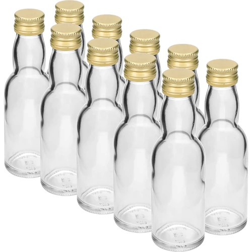 Pudelīte „Mazulis” ar zelta skrūvējamo vāciņu, 40 ml, 10 gab.