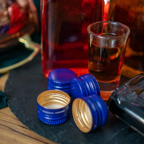 Pudeļu skrūvējamais vāciņš fi28/18 - mikss - 100 gab. - 4