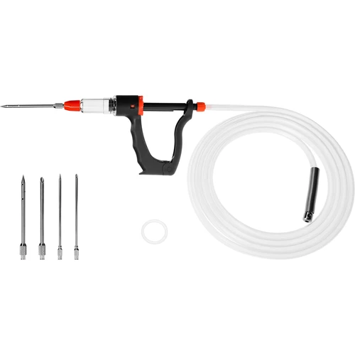 Pusautomātisks gaļas injektors ar adatu komplektu un šļūteni - 2