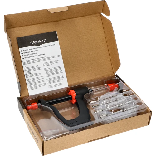 Pusautomātisks gaļas injektors ar adatu komplektu un šļūteni - 6