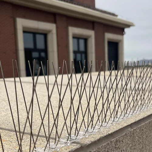 Putnu atbaidīšanas tapas, uz plastmasas līstes, 10 gab. - 12