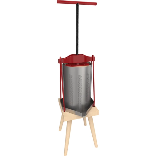 Rāmja prese augļiem – ar metāla grozu, 10L - 3