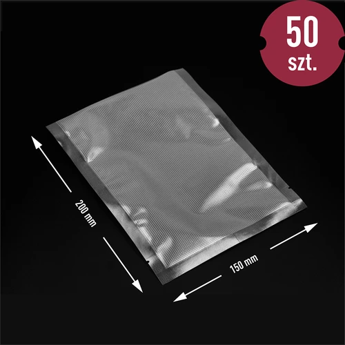 Reljefotie maisiņi vakuuma iepakotājam 15x20 cm, 50 gab. - 7