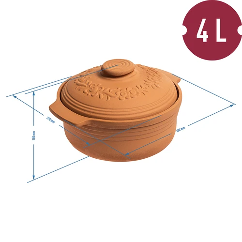 Romiešu katls apaļš 4 l - 5