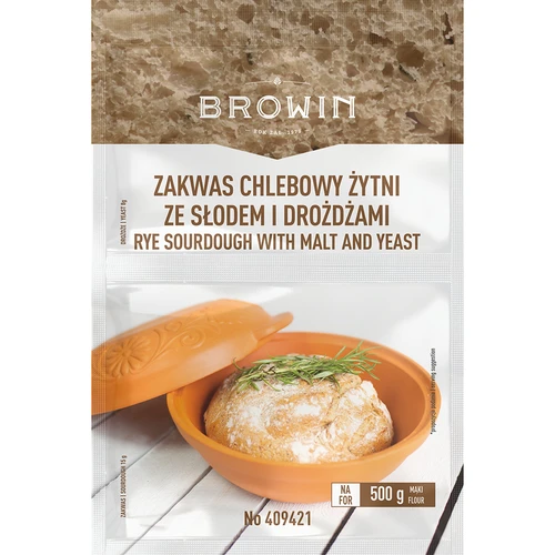 Rudzu maizes ieraugs ar raugu un iesalu - 23 g