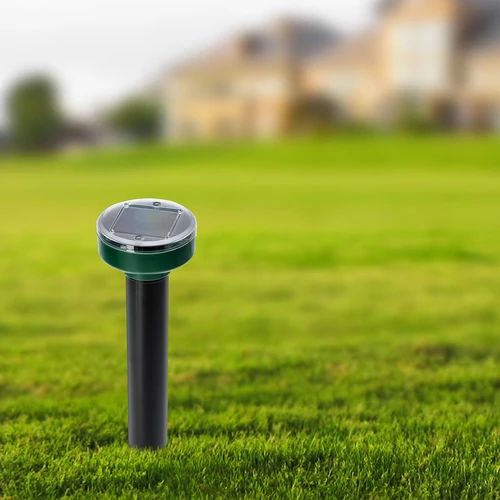 Saules enerģijas kurmju atbaidītājs – efektīva, droša un humāna dārza aizsardzība, 1 gab. - 14