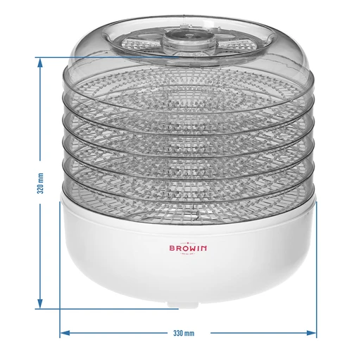 Sēņu, augļu, dārzeņu un garšaugu žāvētājs 125 W - 9