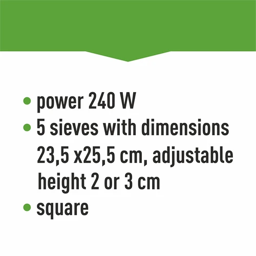 Sēņu, augļu, dārzeņu un garšaugu žāvētājs ar temperatūras regulēšanu, 240 W, balts - 15