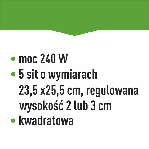 Sēņu, augļu, dārzeņu un garšaugu žāvētājs ar temperatūras regulēšanu, 240 W, balts - 14