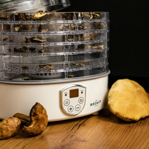 Sēņu, augļu, dārzeņu un garšaugu žāvētājs ar temperatūras regulēšanu, 240 W, caurspīdīgs - 14