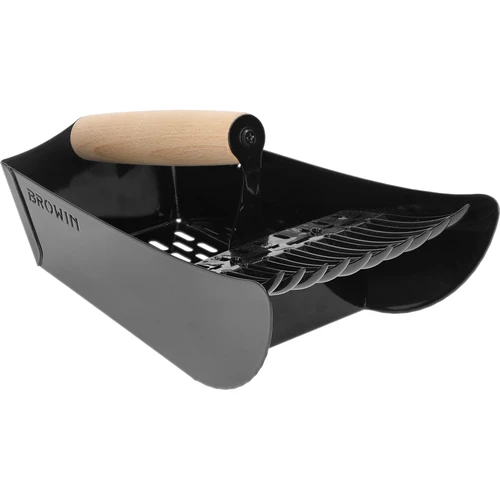 Sīko ogu lasītājs, metāla, melns