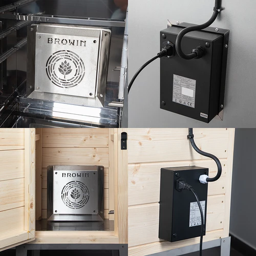 Sildīšanas modulis ar ventilatoru, 1,5 kW — dārza kūpinātavām - 5