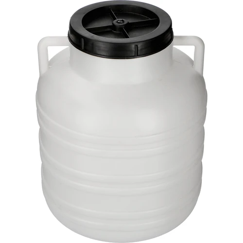 Skābēšanas muca 20 l - balta, ar rokturiem