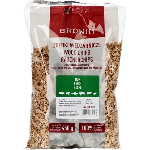 Skaidas kūpināšanai/grilēšanai, dižskābarža, 450 g, 2. klase