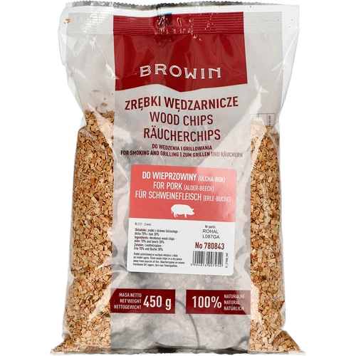 Šķelda kūpināšanai/grilēšanai 70% alkšņa + 30% dižskābarža, 450 g, 2. klase