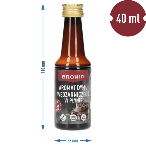 Šķidrais kūpināšanas dūmu aromāts, līdz 3 kg, 40 ml - 3